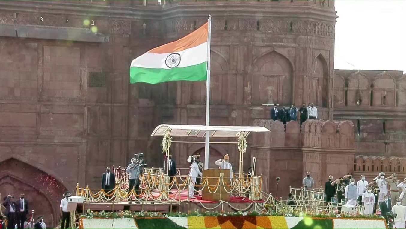 Independence Day India Celebrates 75th Independence Day As Red Fort