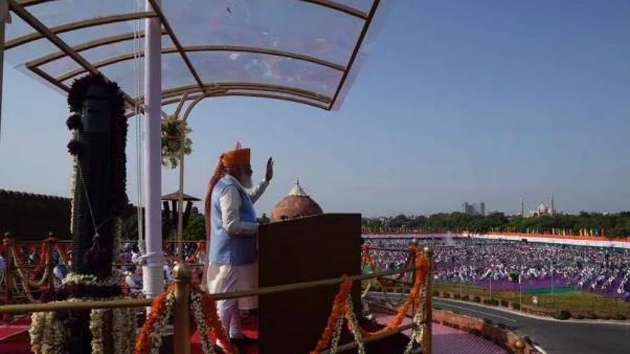 Narendra Modi addresses the nation on Sunday.