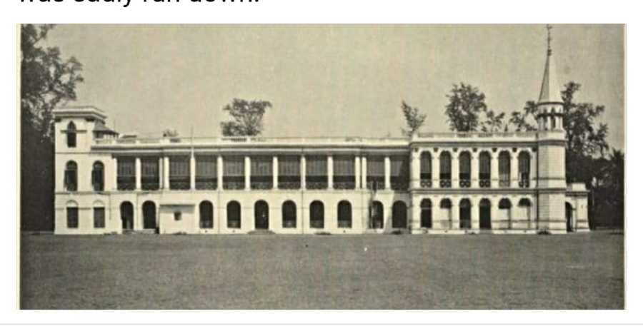 Woodlands Palace (in the 1940s) belonging to the Maharaja of Coochbehar, who had bought "Woodlands" from the British. This is where Woodlands Multispeciality Hospital now stands.
