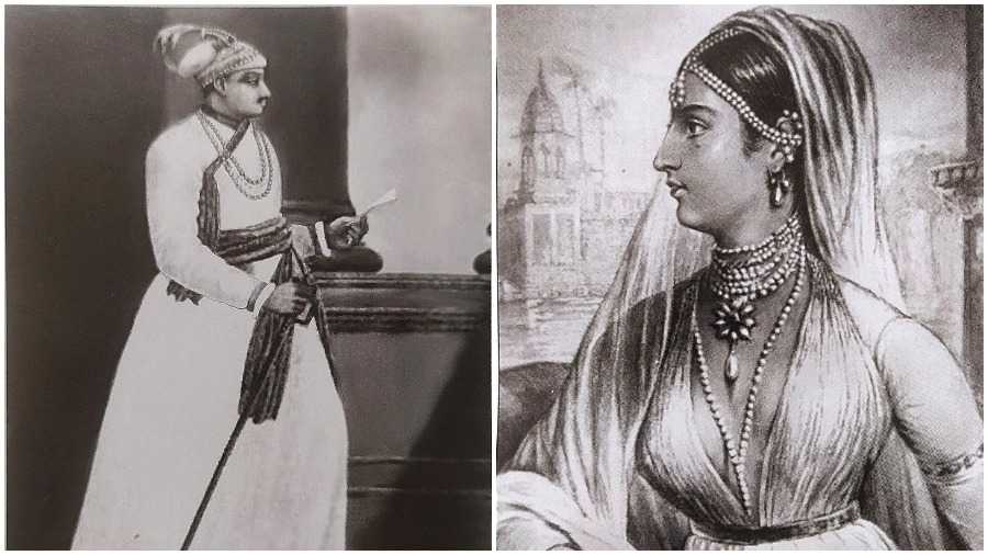 SWORD CROSSED: Siraj ud-Daula and Heera, also known as Aleya Begum