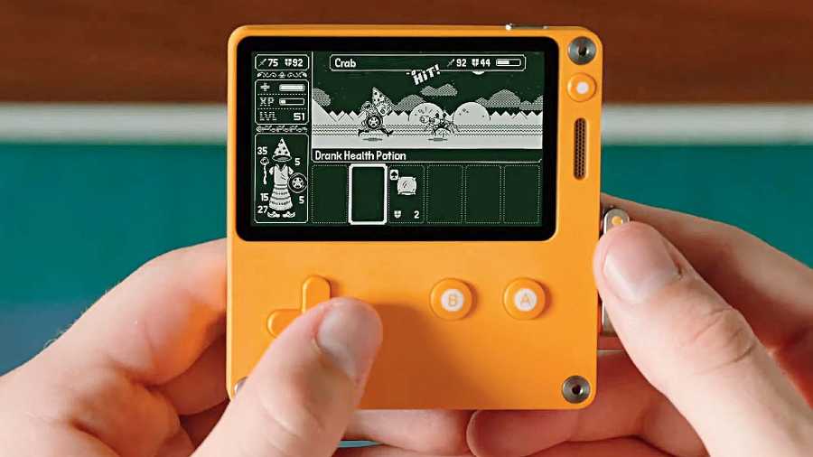 Playdate has the retro feel of a Game Boy but the concept is absolutely fresh. 