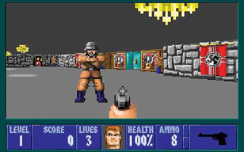 Wolfenstein 3D can be played via the EmuOS website. 
