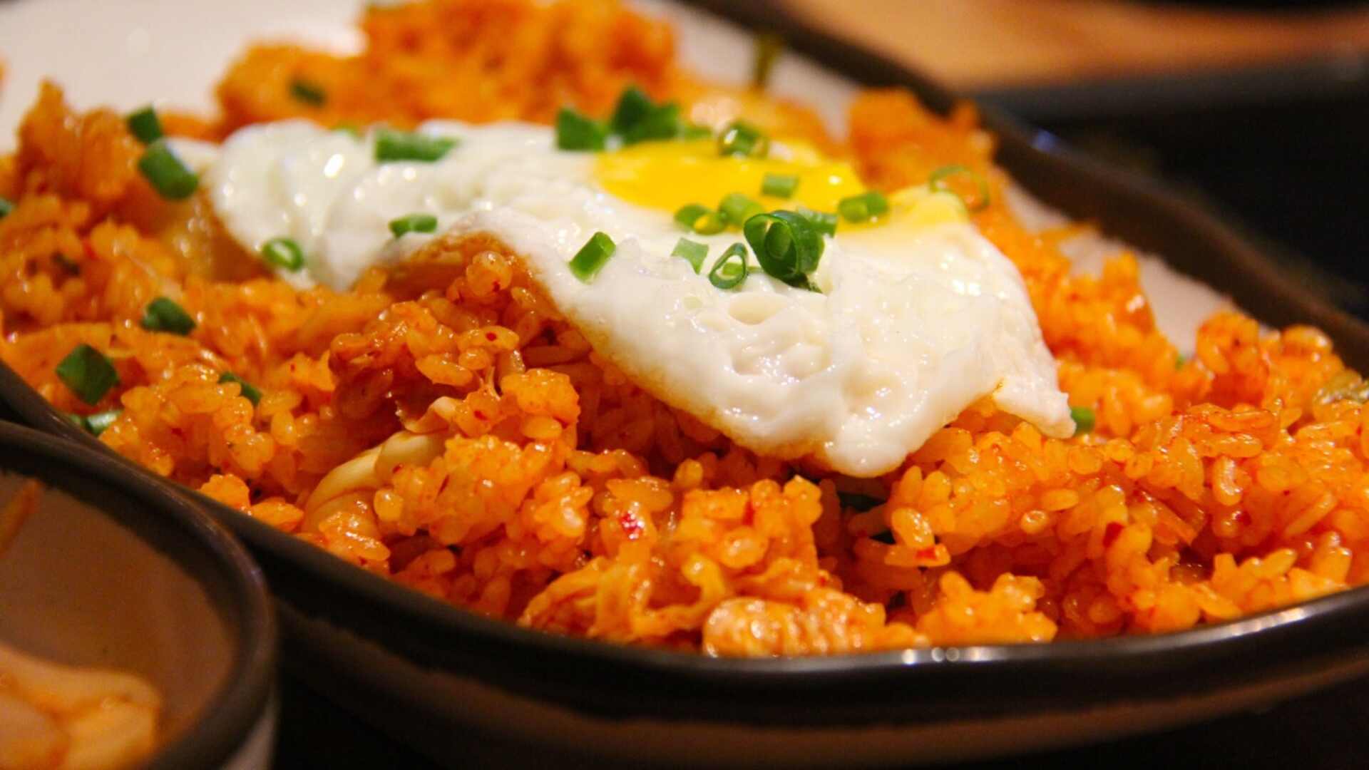Kimchi fried rice is a popular dish in South Korea