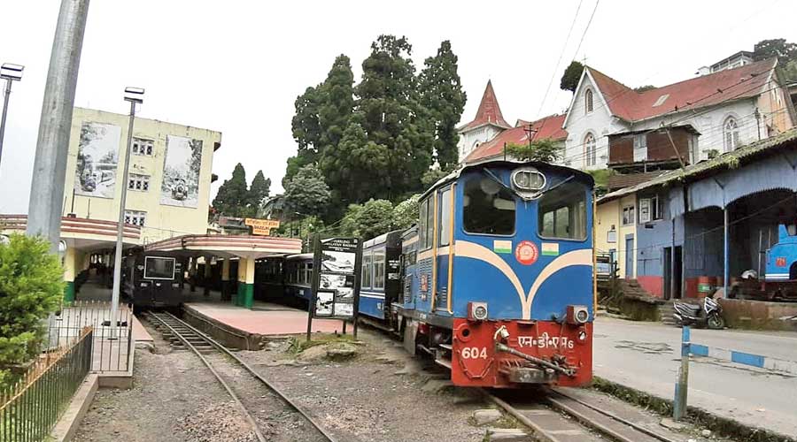 Darjeeling railway station on Thursday