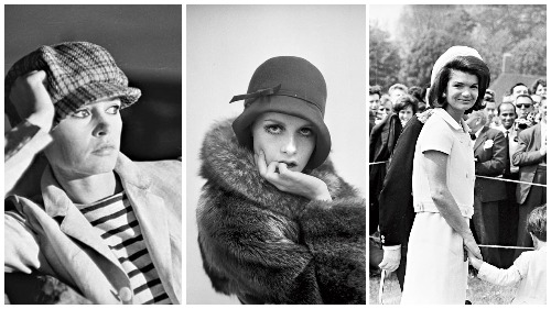 (L-R) Brigitte Bardot, Twiggy, Jacqueline Kennedy