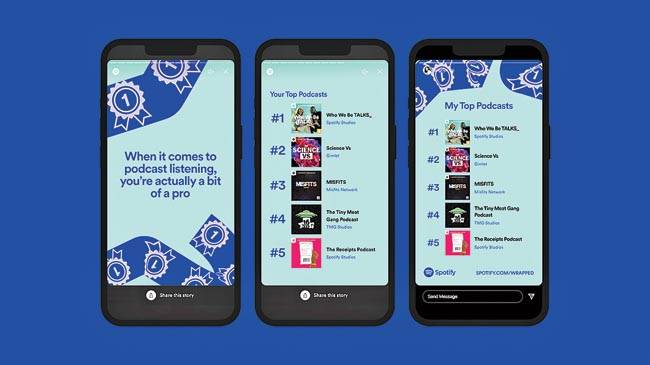 Visit Spotify app on your mobile phone to access Wrapped.