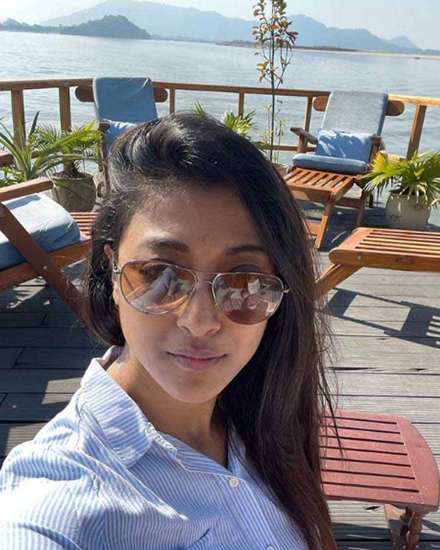 WORK HARD, PLAY HARDER: Actor Paoli Dam posted this photograph on her Instagram handle on December 3, Friday. The actor is in Assam for holiday. Last week, she was in Goa for the 52nd International Film Festival of India representing the movie 'Abhijaan', a tribute to the late actor Soumitra Chatterjee