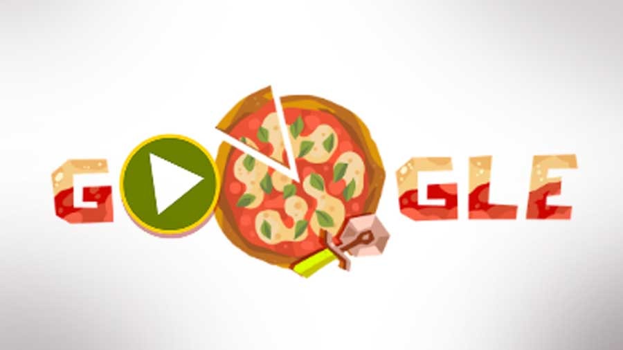 Google Doodle pizza game