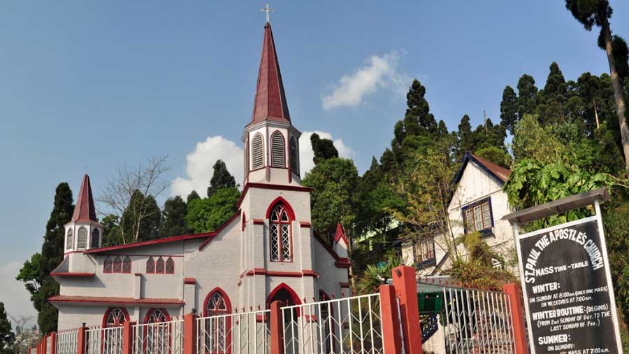 St. Paul, The Apostle’s Church, is one of the prettiest in Kurseong