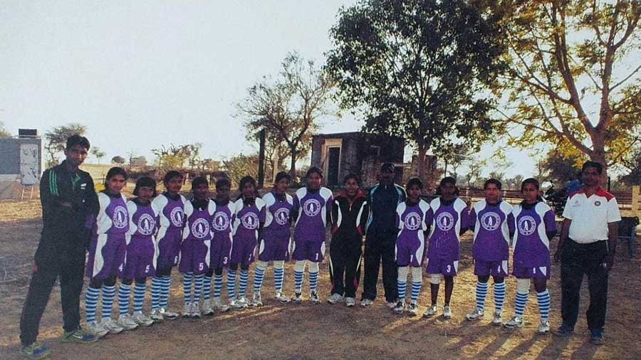 The senior girls’ team from the academy that came third in the Nationals held in Rajasthan