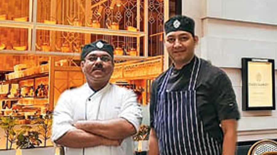 Chef Subir, head chef, and chef Sachin Thakur, associate head chef, Chourangi