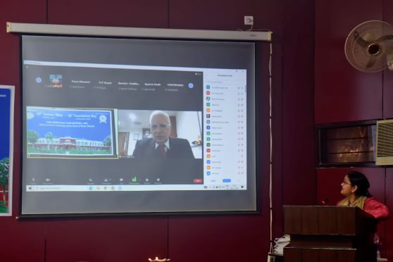 Prem Vrat address online the Foundation Day