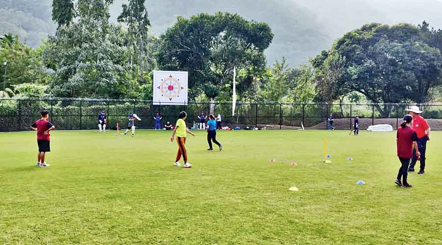 File picture of a cricket match near Rangpo in Sikkim.