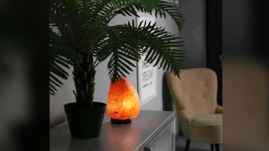 A Himalayan Salt Lamp from Onearth