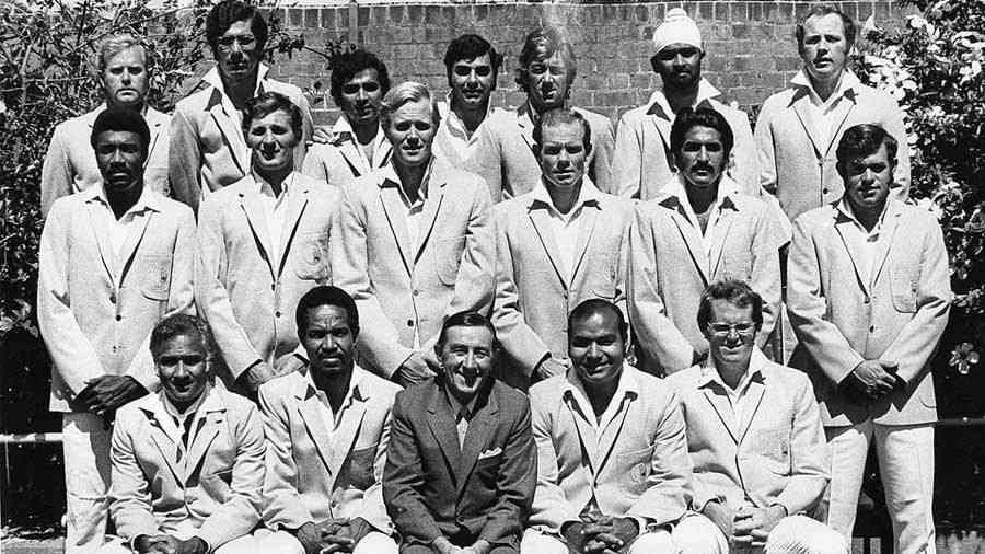 The Rest of the World team, captained by Gary Sobers, that toured Australia in 1971-72
