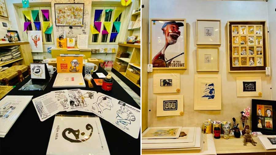 From illustrated calendars and postcards to memorabilia and collectibles, there’s a lot on offer at Cartoon Mela