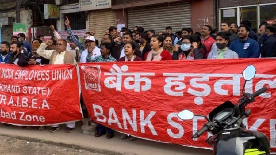 Public sector lenders, including State Bank of India, had informed customers that services in their branches might be affected due to the strike.