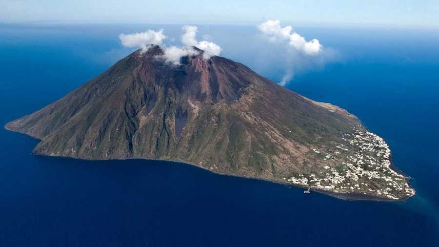 The Barren Island volcano