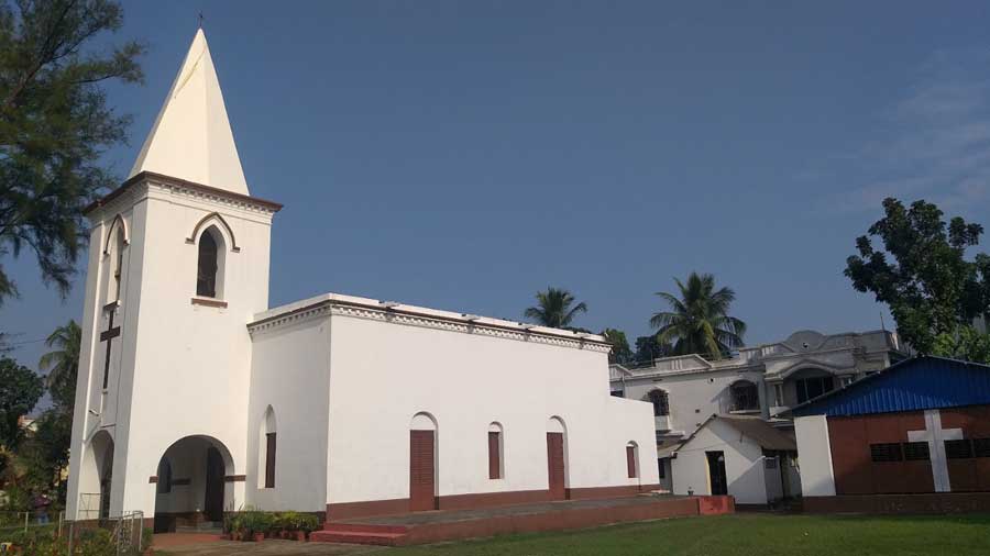 Simple as it is, the church is maintained well and regularly painted