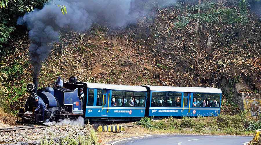 Darjeeling Himalayan Railway toy train. Vistadome coaches are being planned on the route.