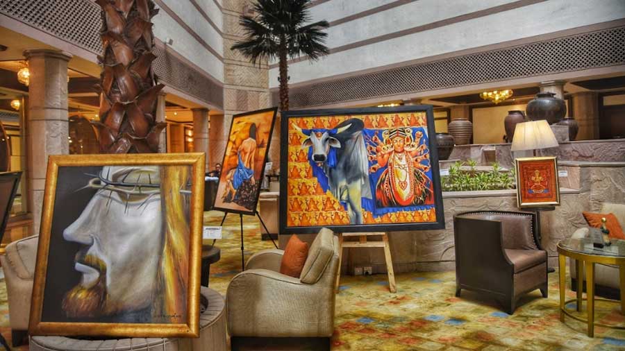 The exhibition is being held at Taj Bengal till December 22