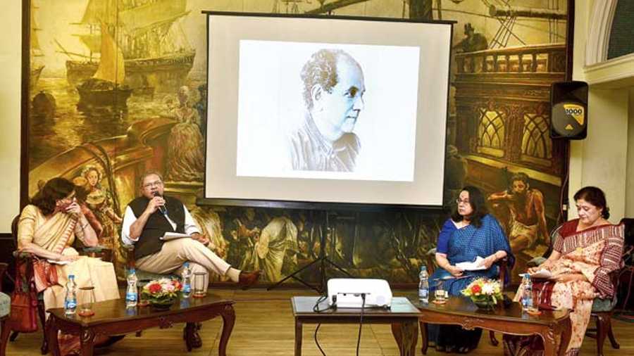 Tapati Guha Thakurta, Monojit Dasgupta, Raka Sen and Chaitali Maitra during an insightful session at The Bengal Club