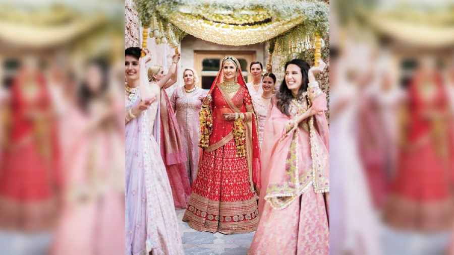 6 times Katrina Kaif's closet showcased her love for custom Sabyasachi  couture | Vogue India | Wedding Wardrobe