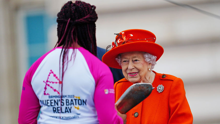 The Queen launches the Baton Relay for 2022 Commonwealth Games.