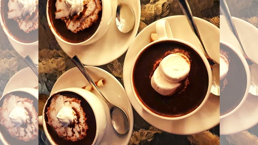 The mini hot chocolate from Mrs Magpie is a shot straight out of heaven
