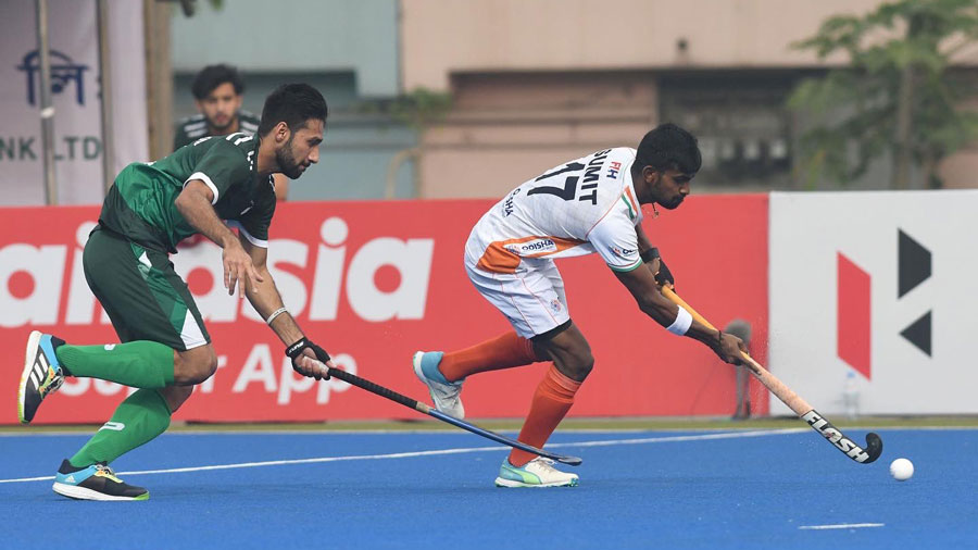 It was India's second win over Pakistan in the tournament after having beaten the same opponents 3-1 in the round-robin stages.