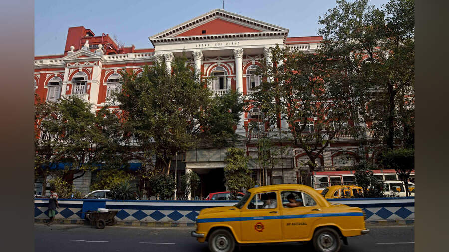 Now known as Kanak Building (above), the Calcutta branch of the Indian Army and Navy Stores (below) opened with fanfare in 1901
