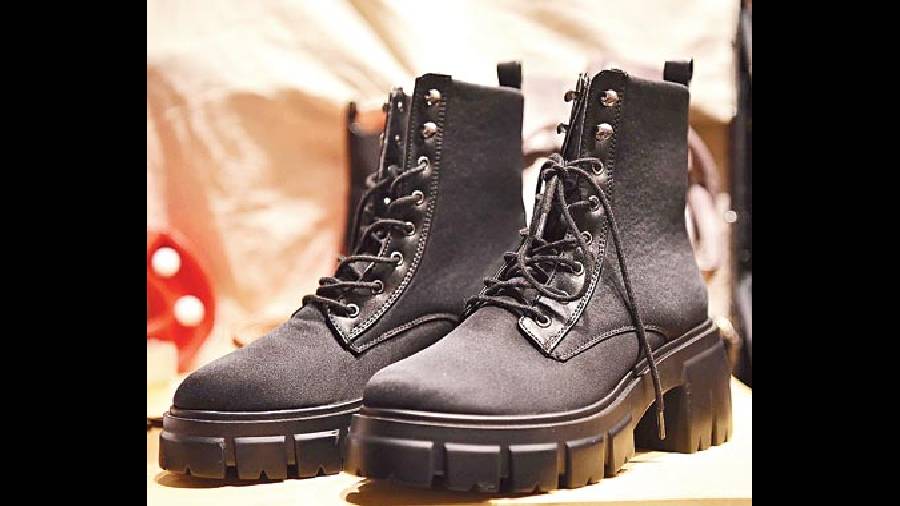 These black combat boots from Rhea Kapoor collab was a clear bestseller this season of TIS.