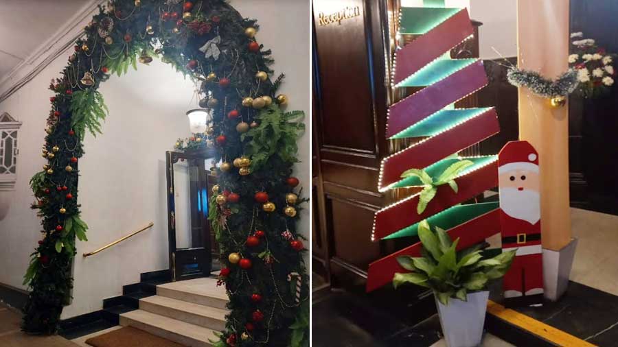 This year’s decorations at Bengal club