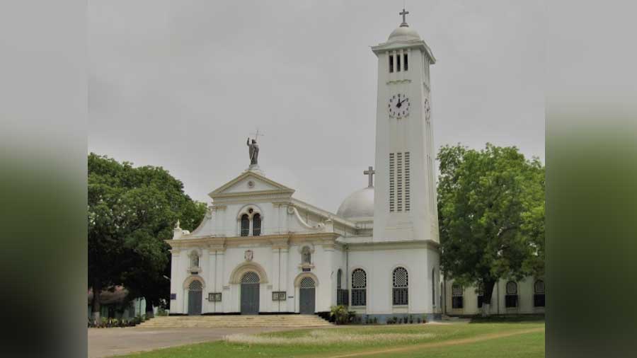 The church is located in Krishnagar’s Don Bosco para