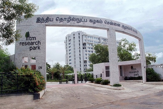 A view of the IIT Madras Research Park. 