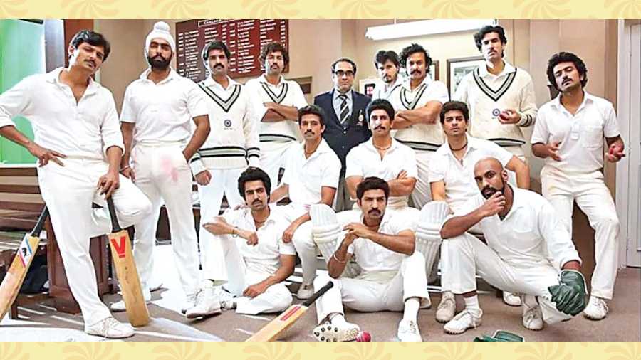 Ranveer with his 83 co-actors