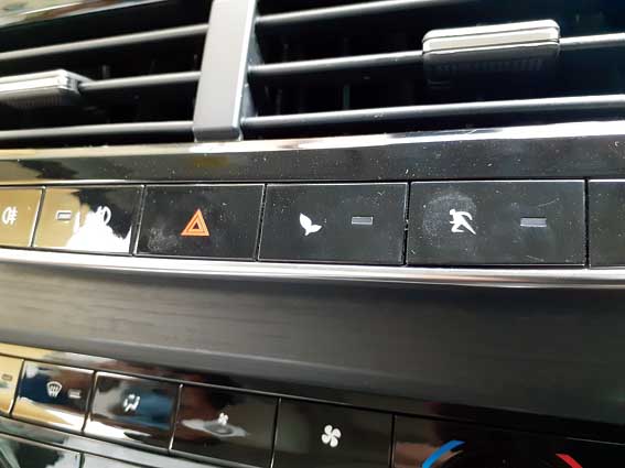 The automatic (below) also has Eco (leaf) and Sport (runner) modes, apart from the City setting  