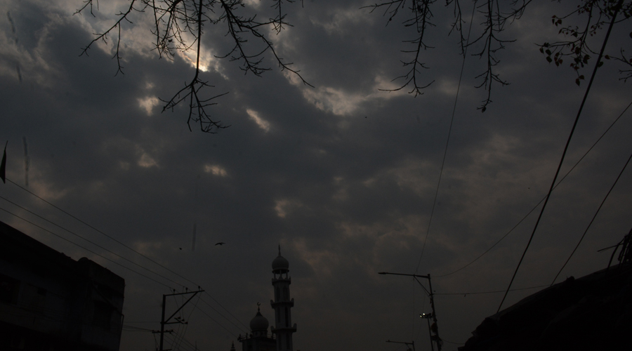 Cloud cover over Mango in Jamshedpur on Saturday. 