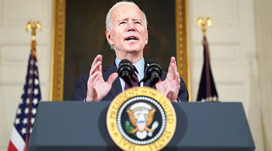The strikes were the second time that Joe Biden has ordered the use of force in the region.