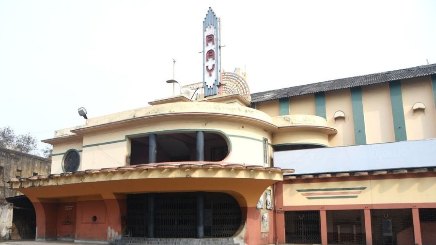 Ray Talkies, the oldest cinema hall of Dhanbad, on Friday.