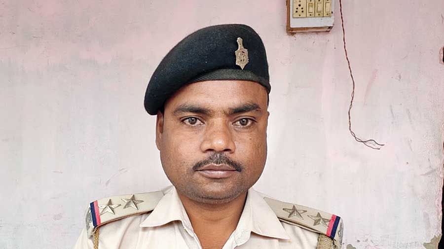 Sub-inspector Dinesh Ram who died in the firing