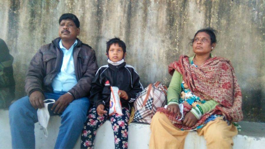 Family members of the victim.