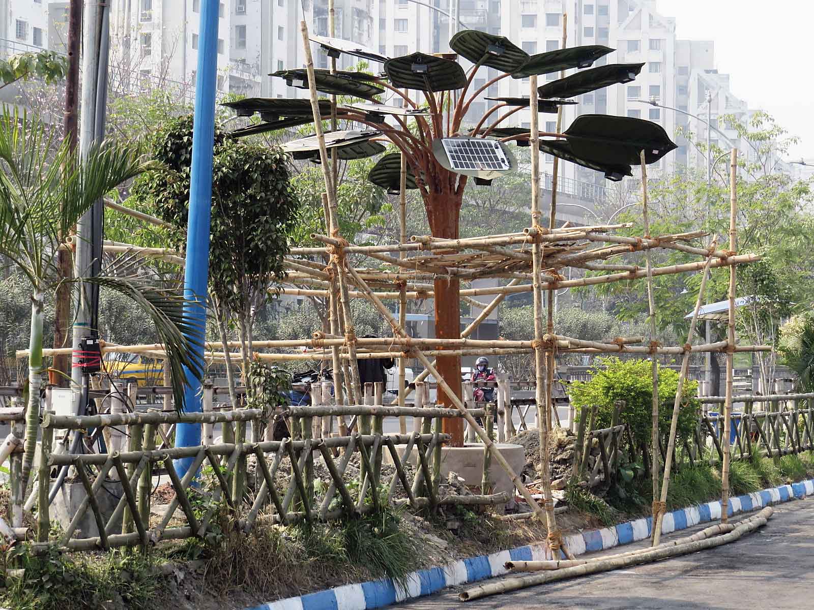 A solar tree