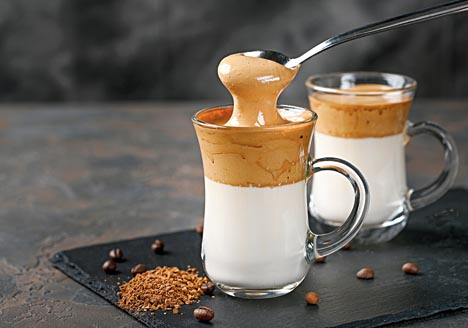 Dalgona coffee