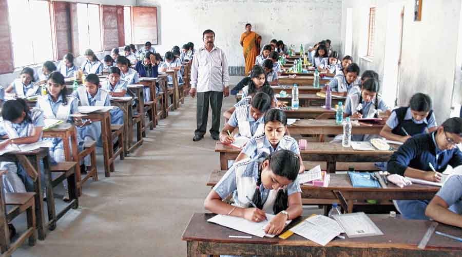 In a statement, the board said on Tuesday there will be 30-35 per cent reduction in the curriculum of all seven subjects for class 10 students who will appear in the Madhyamik Pariksha next year.