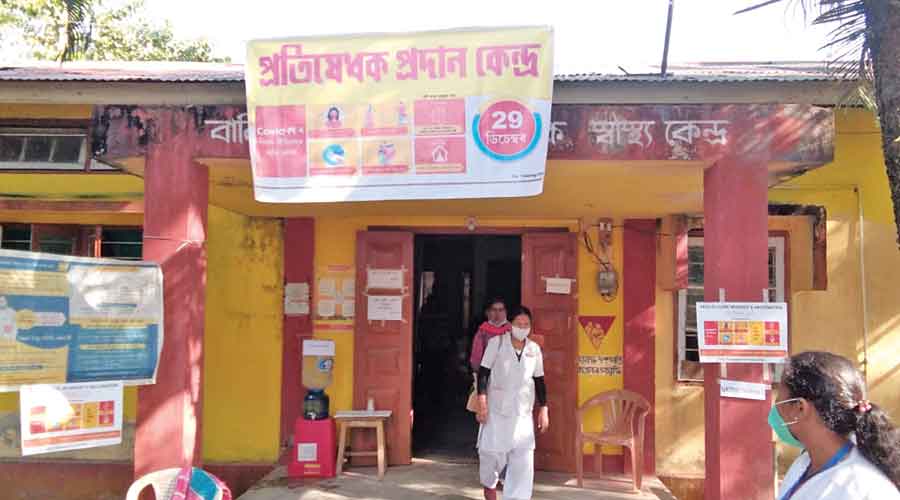 A vaccination centre in Assam’s Nalbari
