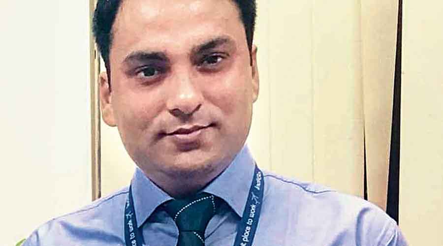 IndiGo station manager Rupesh Kumar Singh who was shot dead on in Patna on Tuesday night
