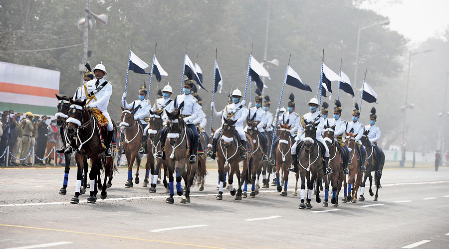 On Republic Day security arrangements over 27,000 police personnel have been deployed.
