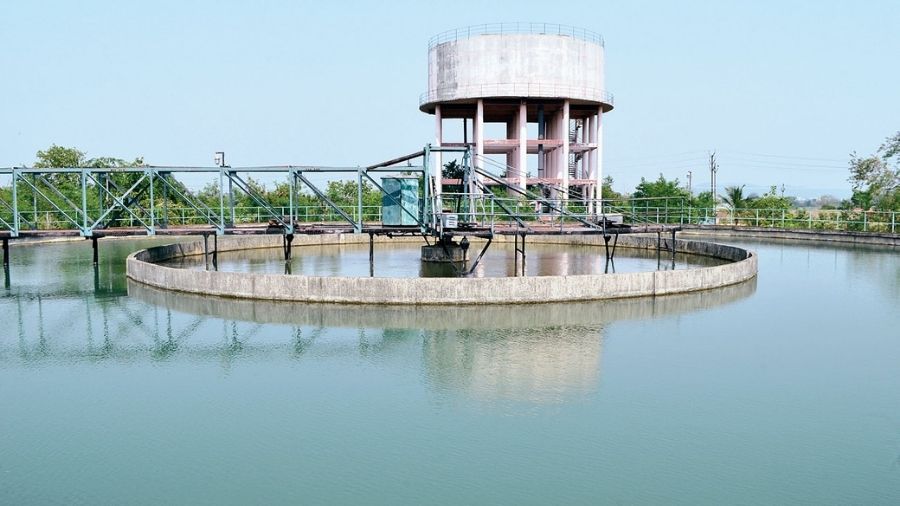 Bhelatand water treatment plant in Dhanbad. 