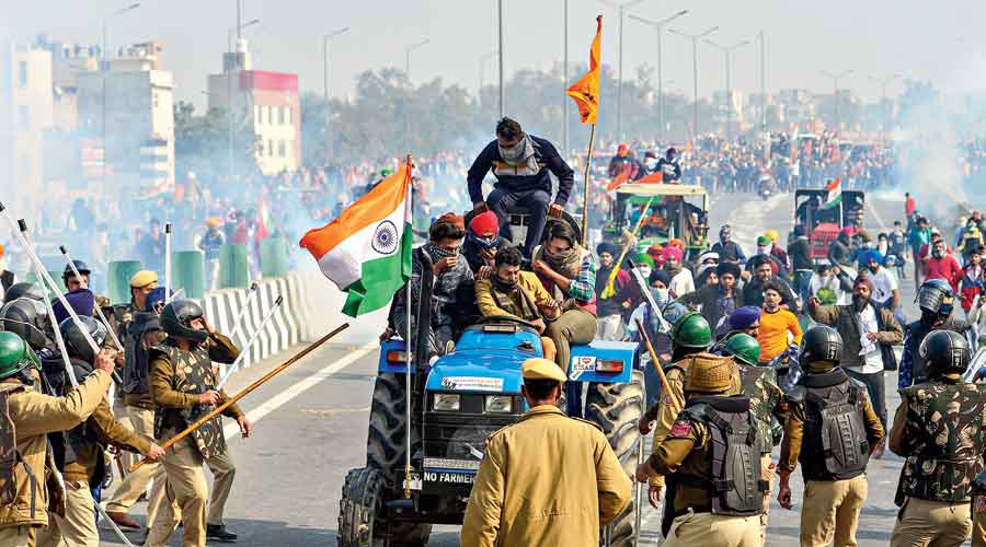 Protesting farmers recount confusion, celebration -most of the farmers were not even aware of the route and disturbances.